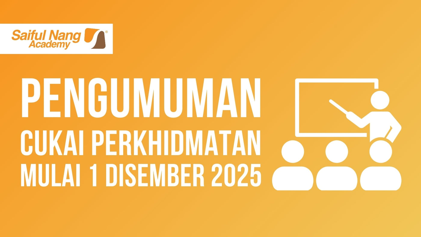 Pengumuman Cukai Perkhidmatan (SST) 8%